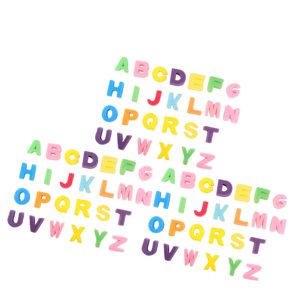 Art Craft Kits For Kids - 78pcs Letter Sponge Crafts Kits Easy