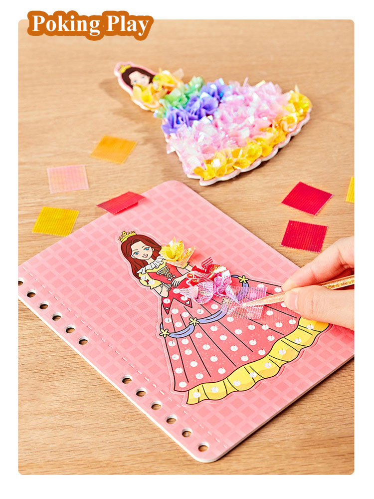 Art Craft Kits For Kids - DIY Painting Sticker Craft Toys Kid