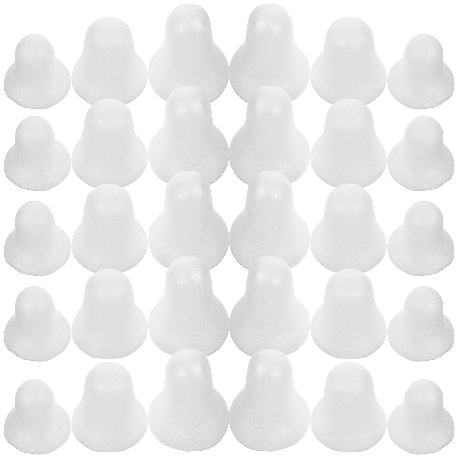 Art Craft For Preschool - 30Pcs Unfinished Foam Bells Craft DIY
