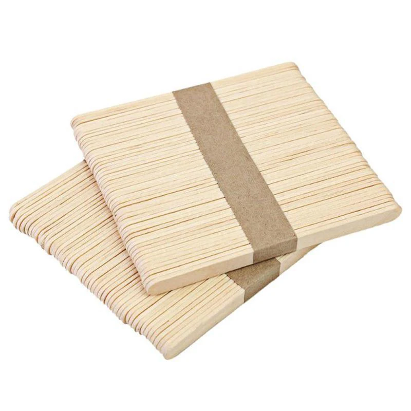 Art Craft With Ice Cream Stick - 50pcs/100pcs Ice Cream Popsicle Sticks Natural