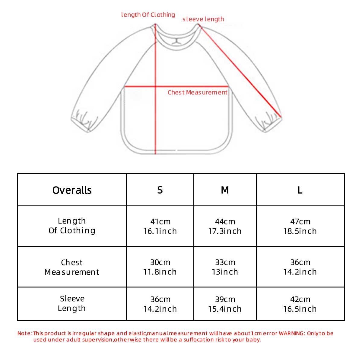 Kids Baby Long Sleeved PU Bibs - Art Craft Kits For Kids 评论和价格
