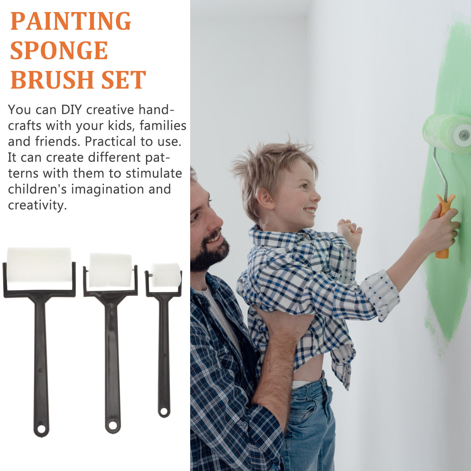 15Pcs Art Painting Sponge Brus - Art Craft For Preschool 评论和价格