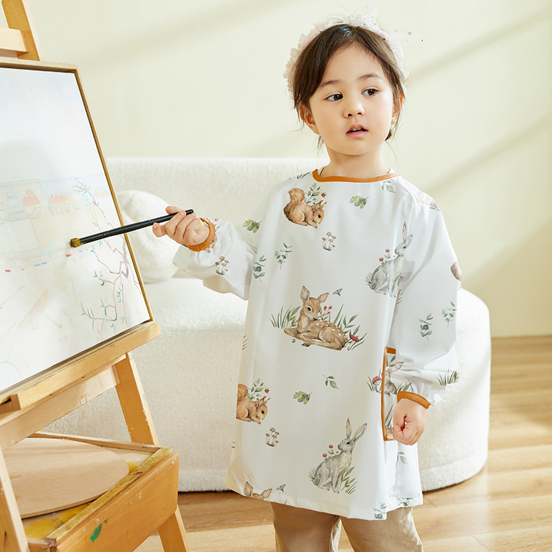 Children Waterproof Art Cover  - Art Craft For Preschool 评论和价格