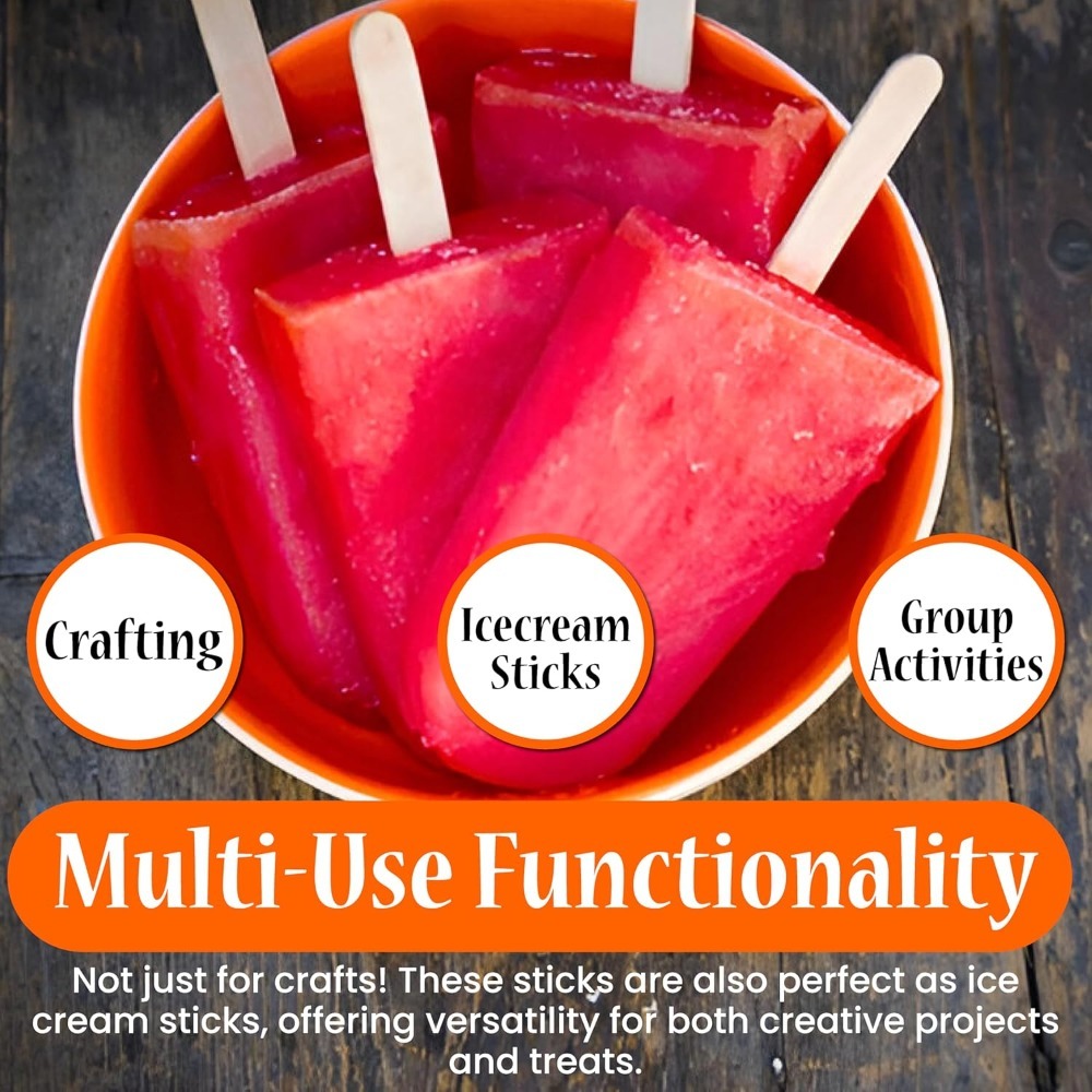 Ice Cream Popsicle Sticks 50pc - Art Craft With Ice Cream Stick 评论和价格