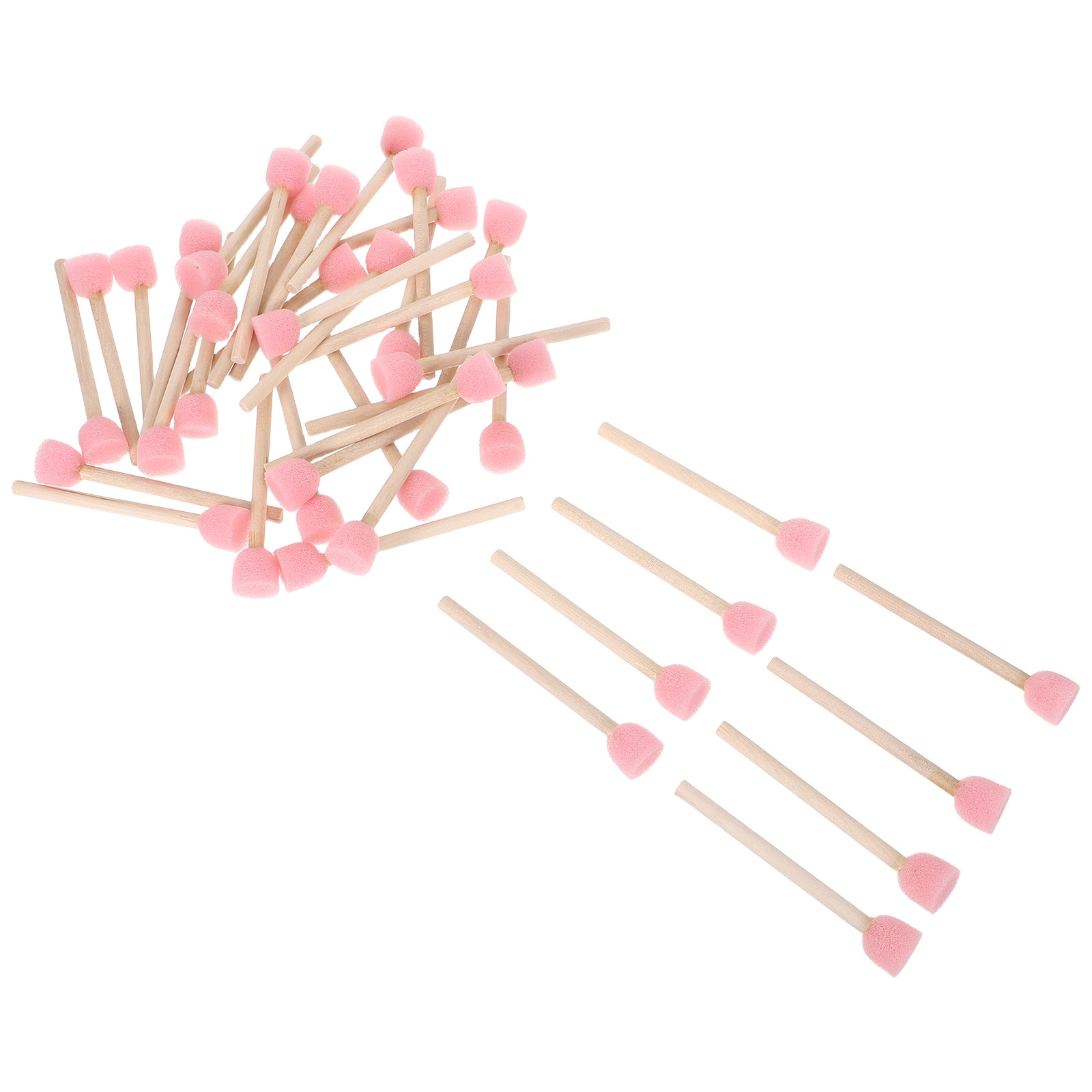 40Pcs Round Sponge Brushes Set - Art Craft For Preschool 评论和价格