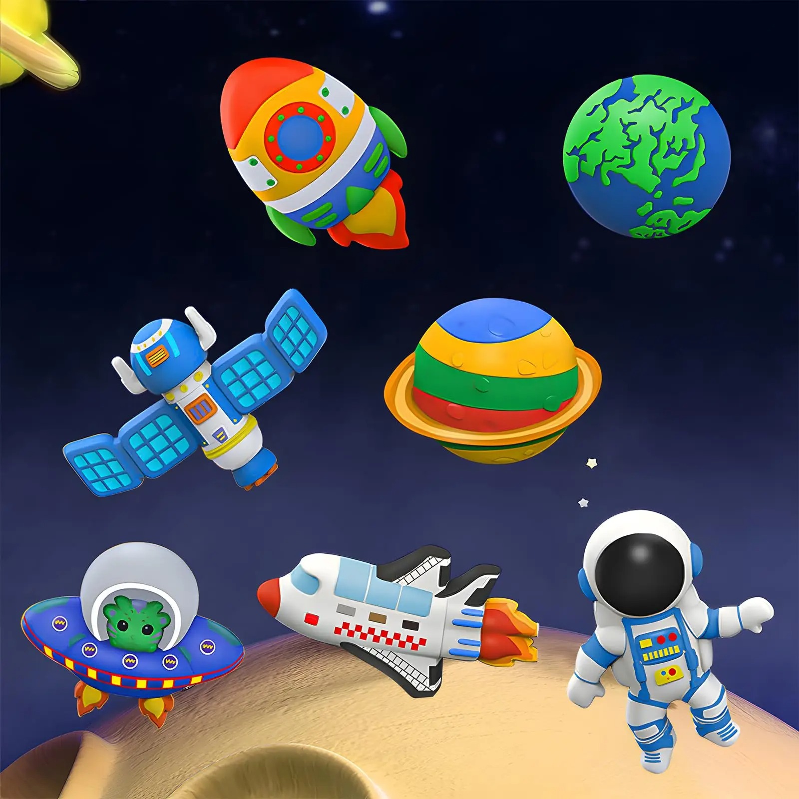 Space DIY Gypsum Kit for Kids  - Art Craft Kits For Kids 评论和价格