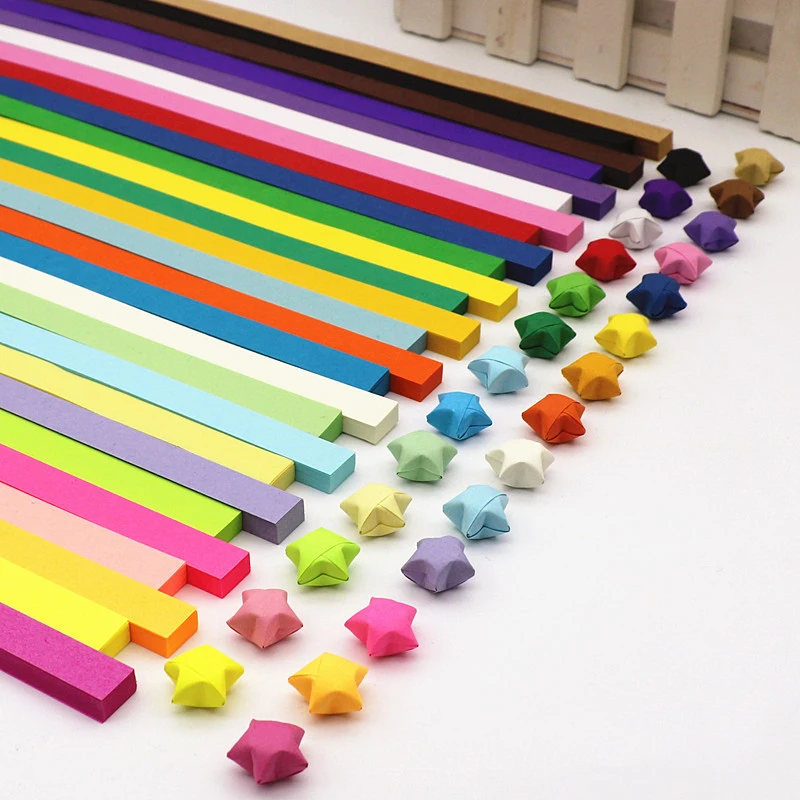 540 Sheets Lucky Origami Stars - Art Craft Birthday Party 评论和价格