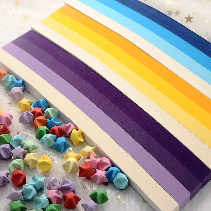 540 Sheets Lucky Origami Stars - Art Craft Birthday Party 评论和价格