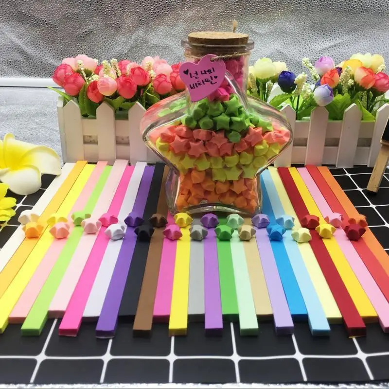 540 Sheets Lucky Origami Stars - Art Craft Birthday Party 评论和价格