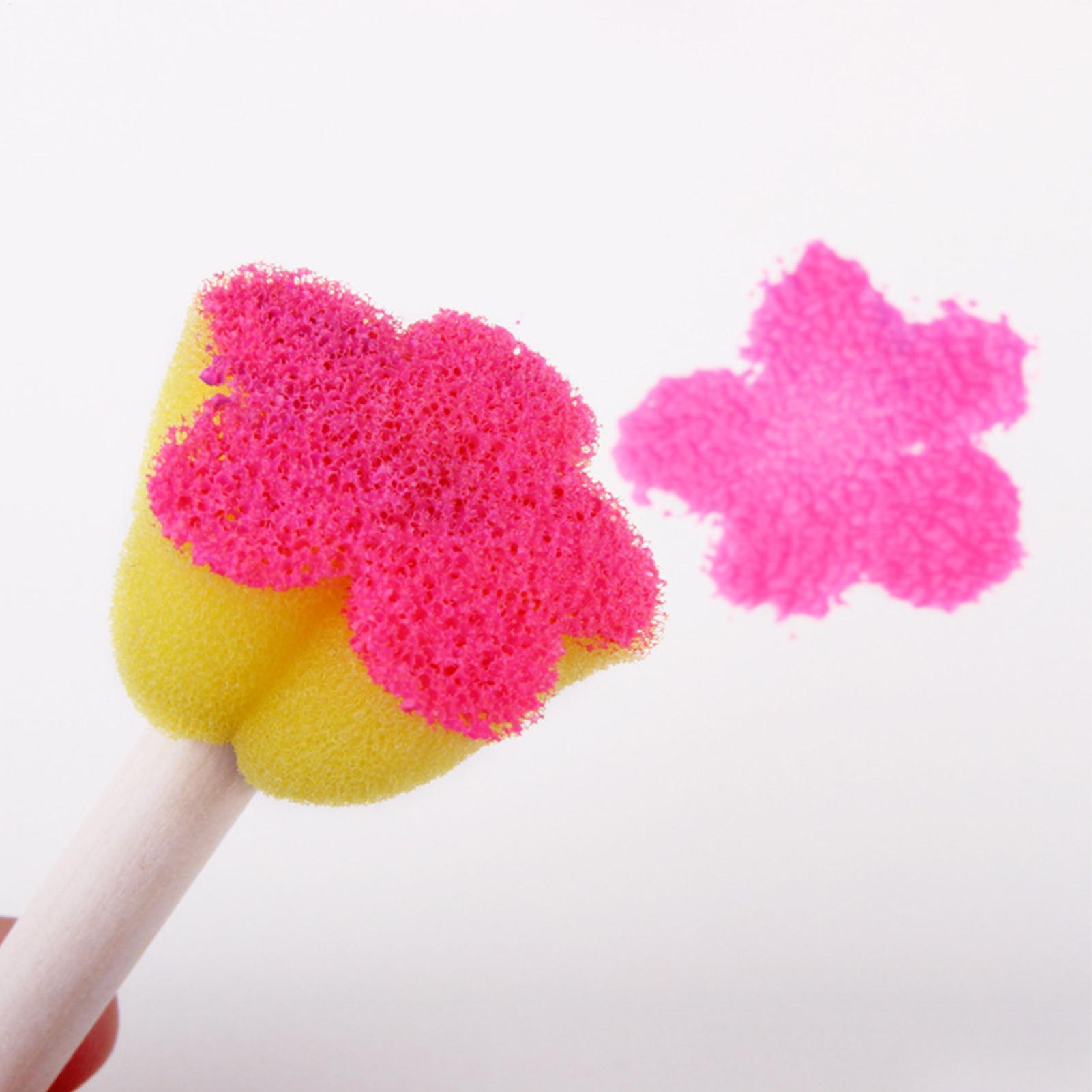 5PCS Reusable Kids Paint Spong - Art Craft For Preschool 评论和价格