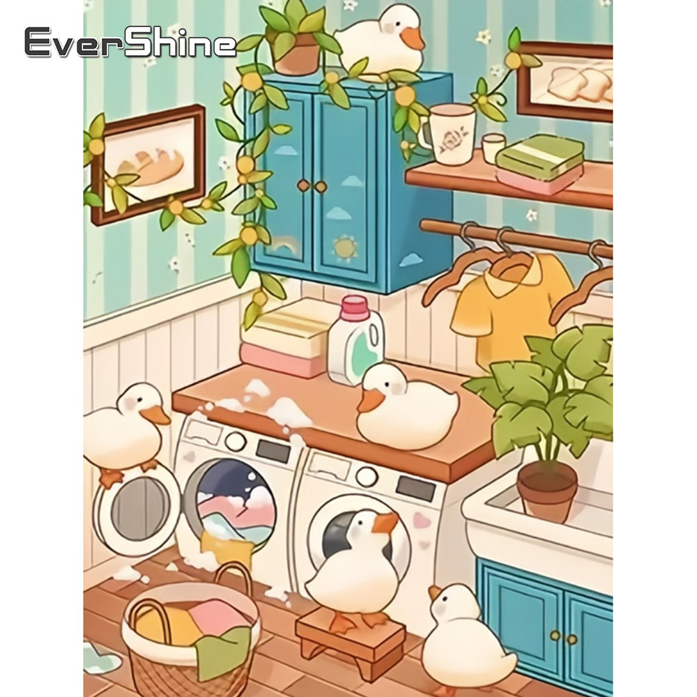 EverShine Full Square Round Di - Art Craft Duck 评论和价格