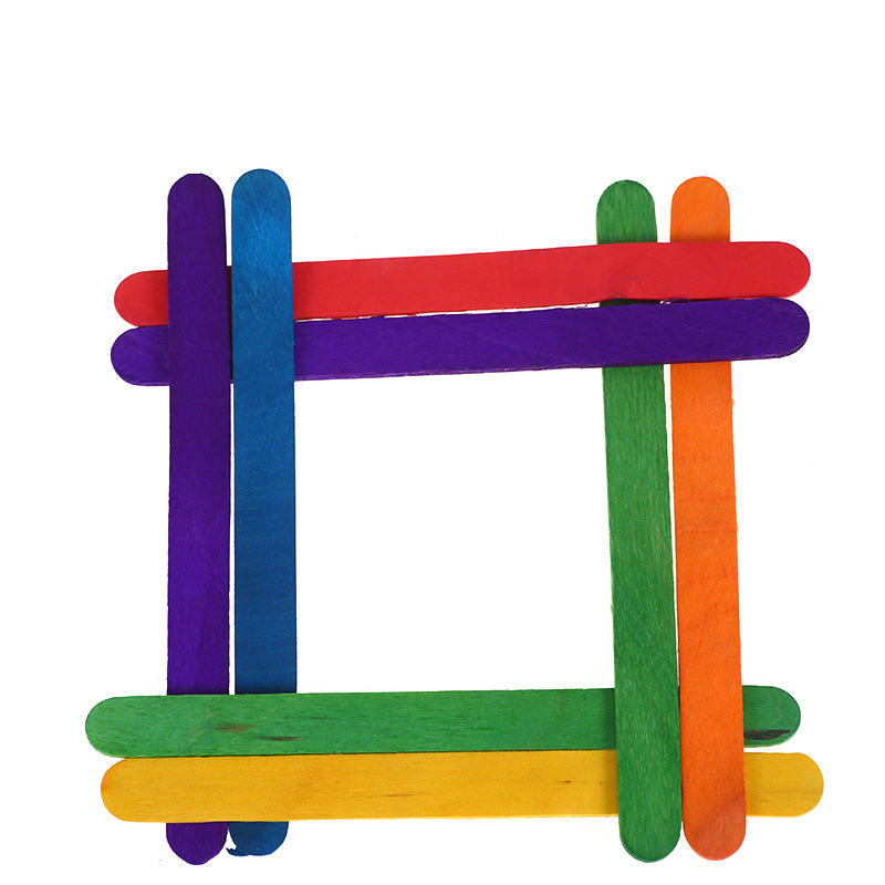 50Pcs DIY Wooden Stick Popsicl - Art Craft With Ice Cream Stick 评论和价格