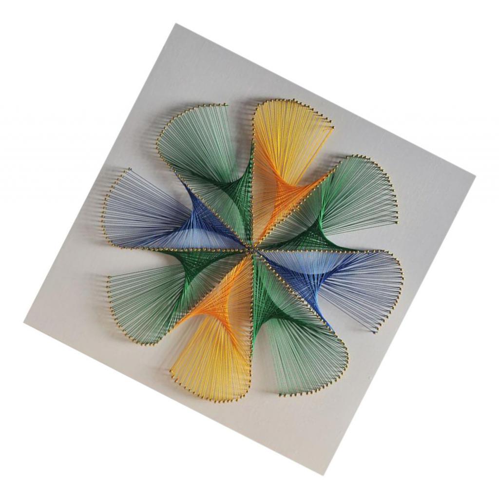 Nail String Art Kit Flower Des - Art Craft Kits For Kids 评论和价格
