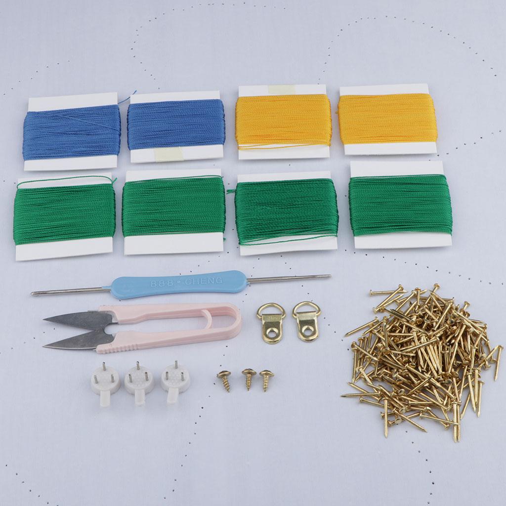 Nail String Art Kit Flower Des - Art Craft Kits For Kids 评论和价格