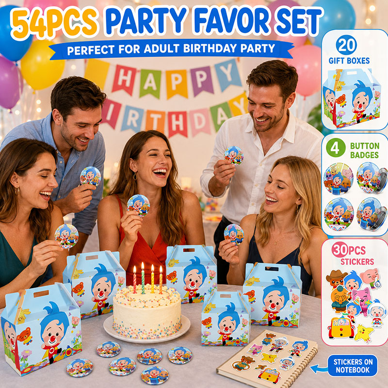 Clown Cartoon Pattern Paper Bo - Art Craft Birthday Party 评论和价格
