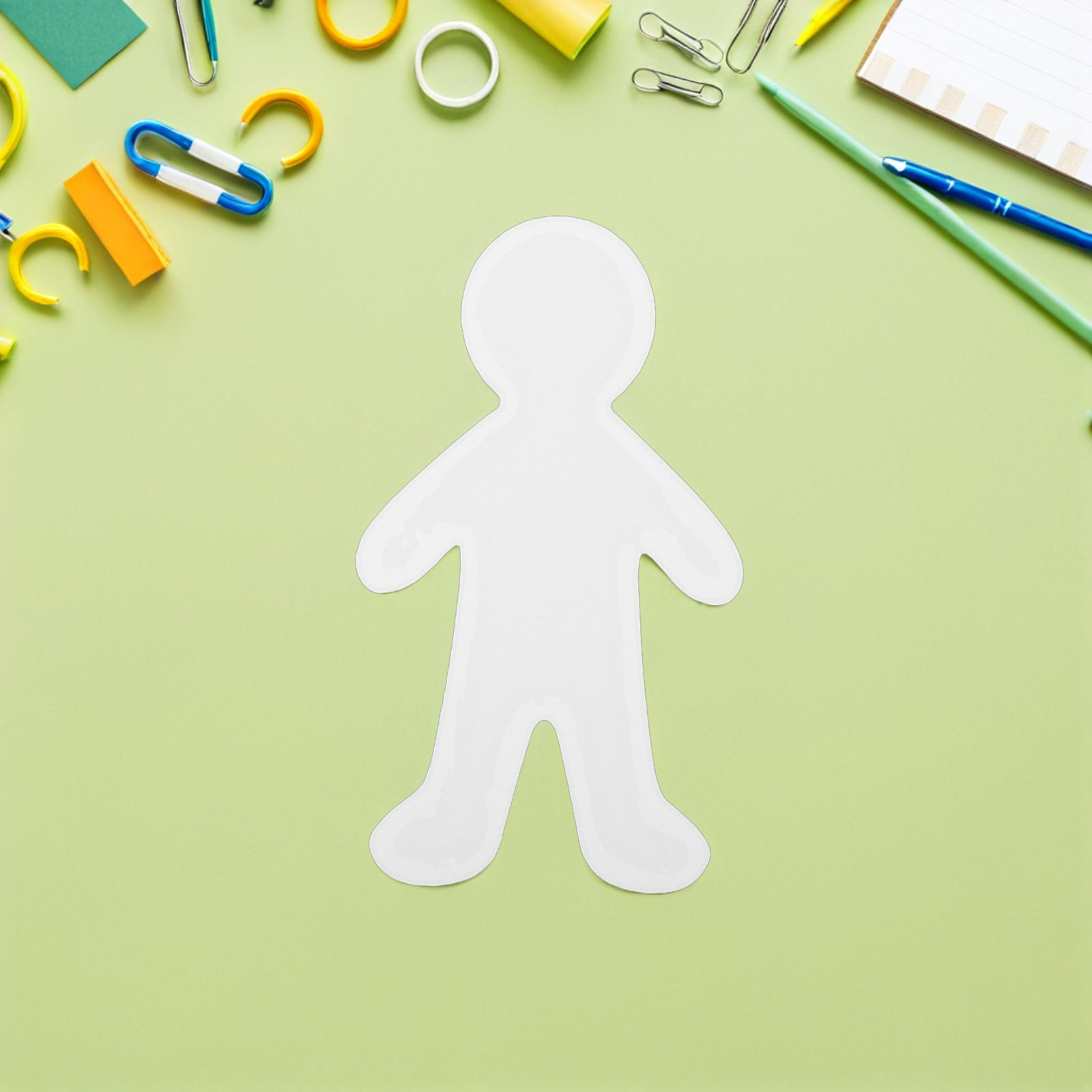 Blank People Cardboard Cutouts - Art Craft For Preschool 评论和价格
