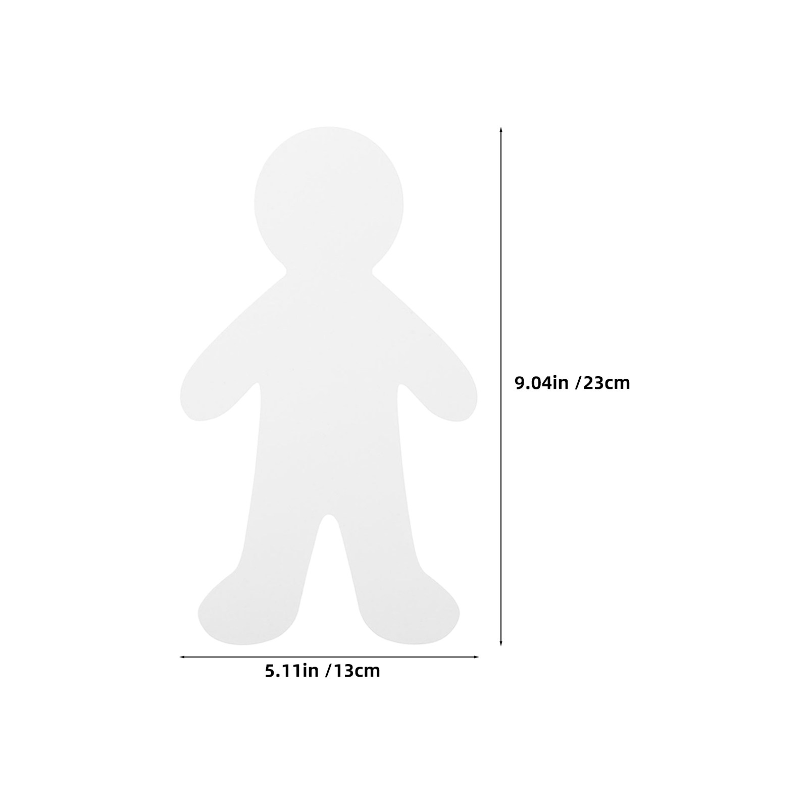 Blank People Cardboard Cutouts - Art Craft For Preschool 评论和价格