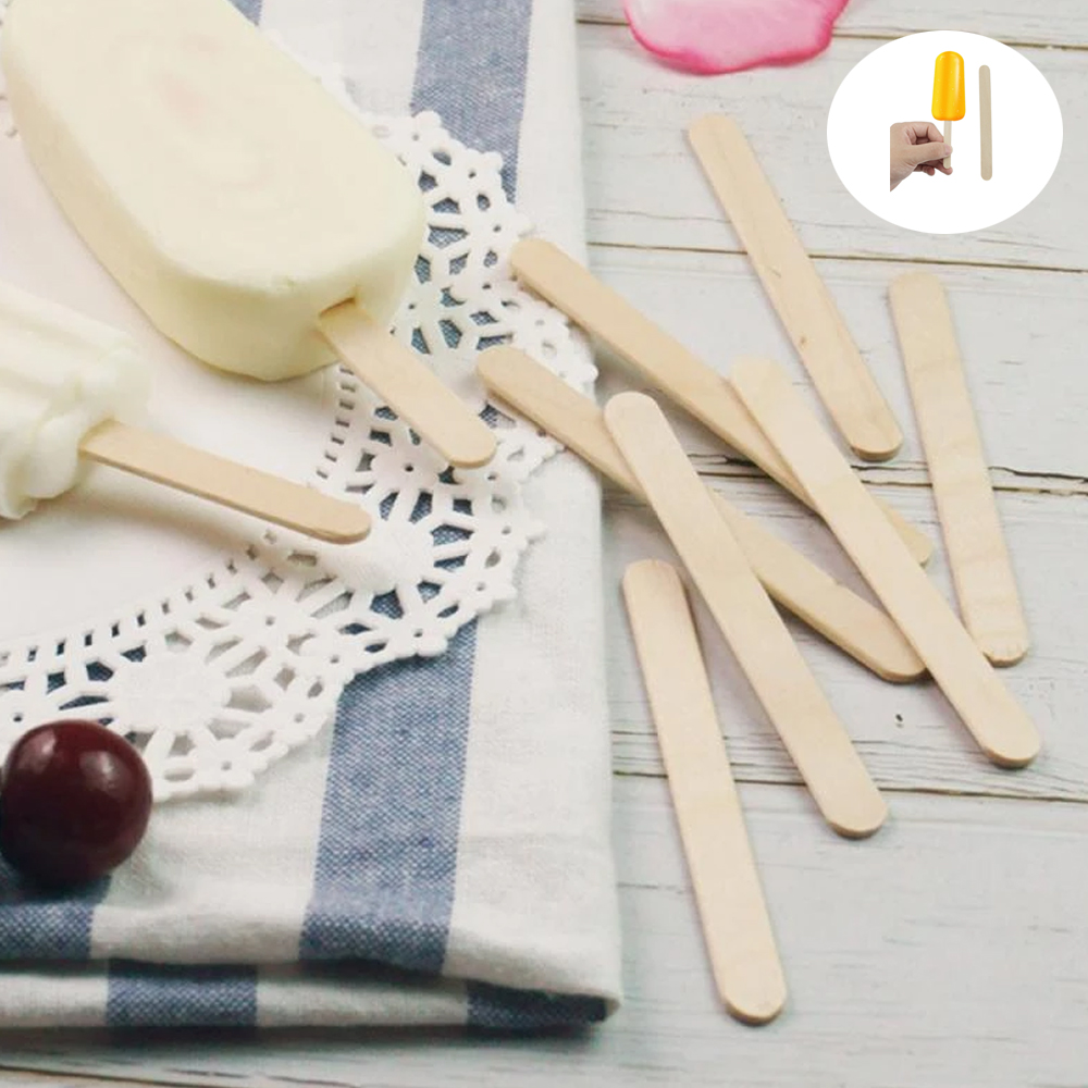 30/100/500Pcs Ice Cream Popsic - Art Craft With Ice Cream Stick 评论和价格
