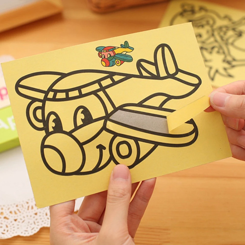 Childrens DIY Sand Art Kit Car - Art Craft For Preschool 评论和价格