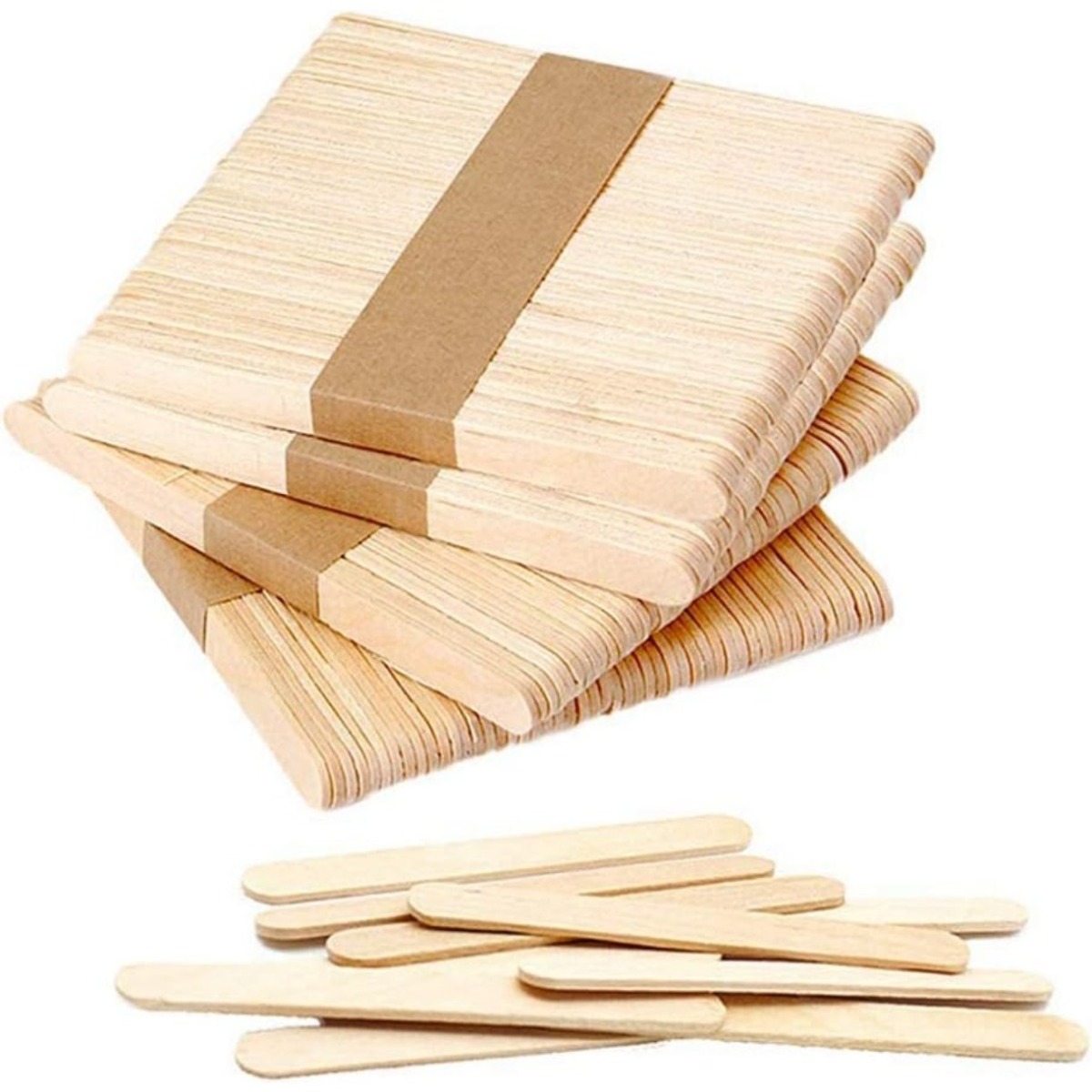 50Pcs Natural Wood Popsicle St - Art Craft With Ice Cream Stick 评论和价格