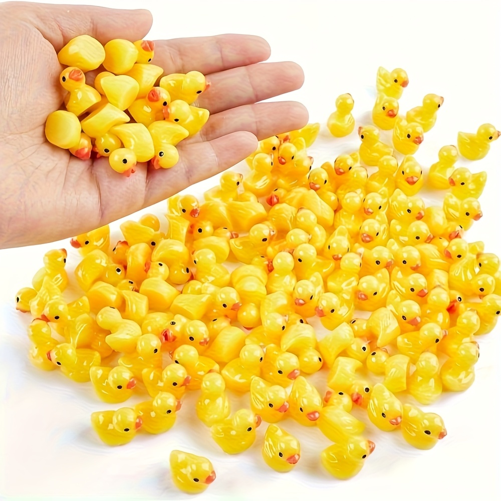 100Pcs Yellow Mini Duck Bulk R - Art Craft Duck 评论和价格
