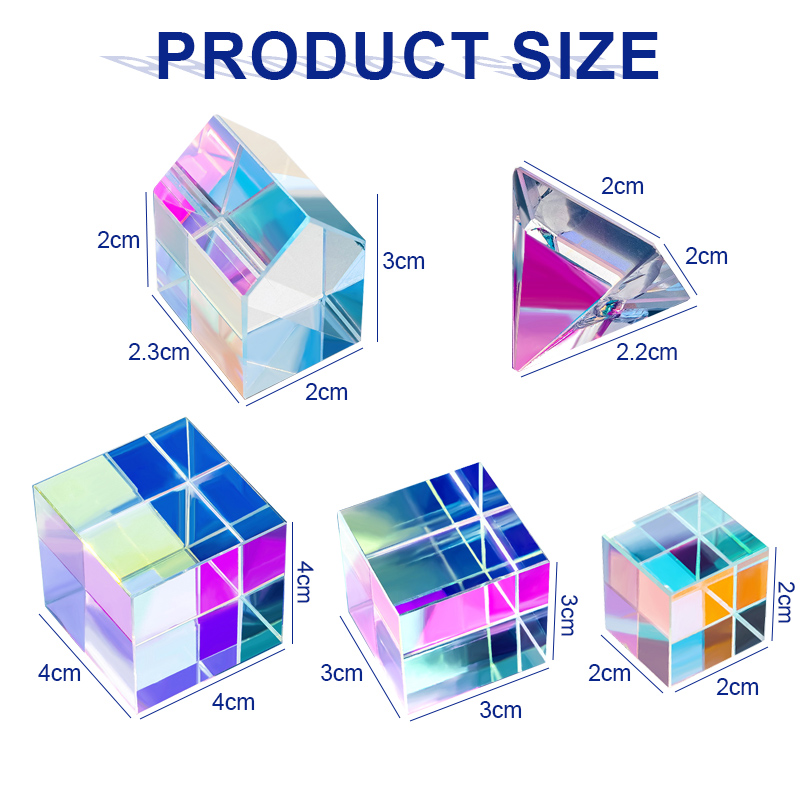 Mini K9 Crystal Prism Cube Opt - Art Craft Optical 评论和价格