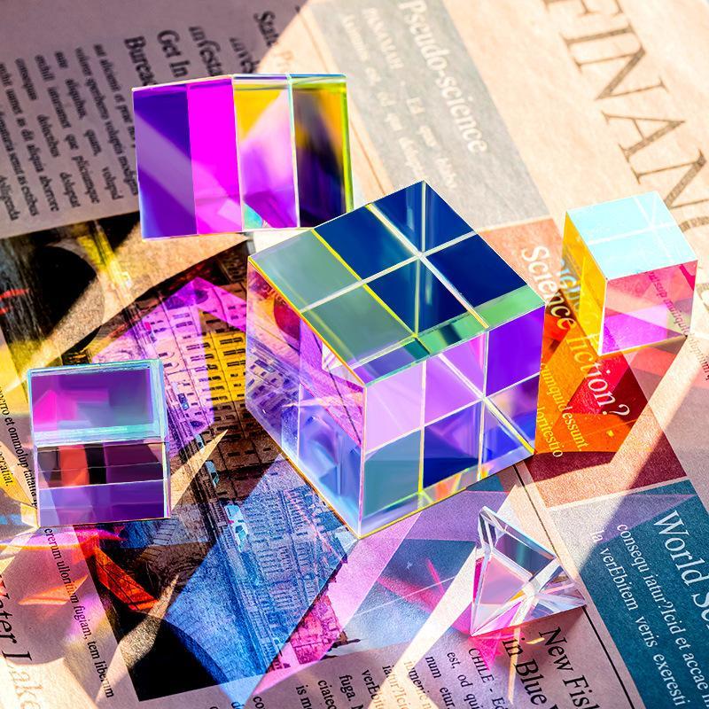 Mini K9 Crystal Prism Cube Opt - Art Craft Optical 评论和价格