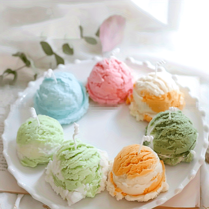 Ice Cream Spherical Candle Mak - Art Craft Ice Cream 评论和价格