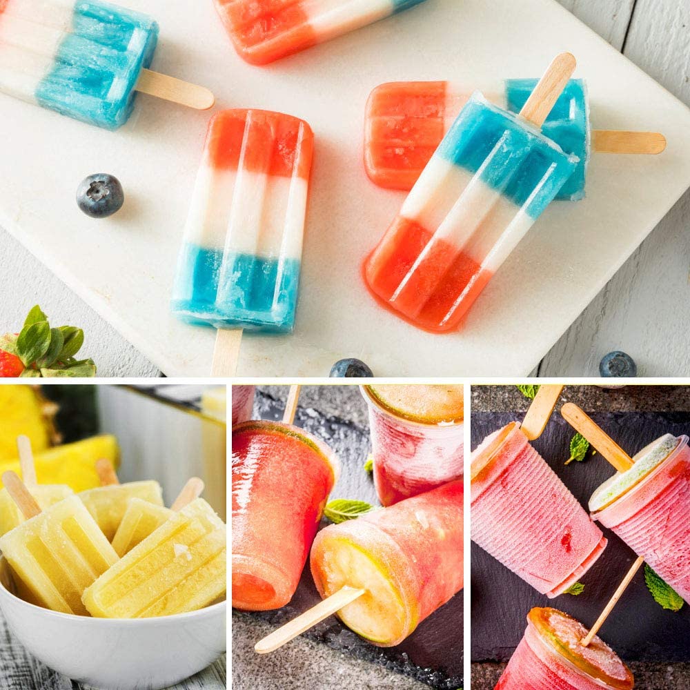 Natural Wooden Popsicle Ice Cr - Art Craft With Ice Cream Stick 评论和价格