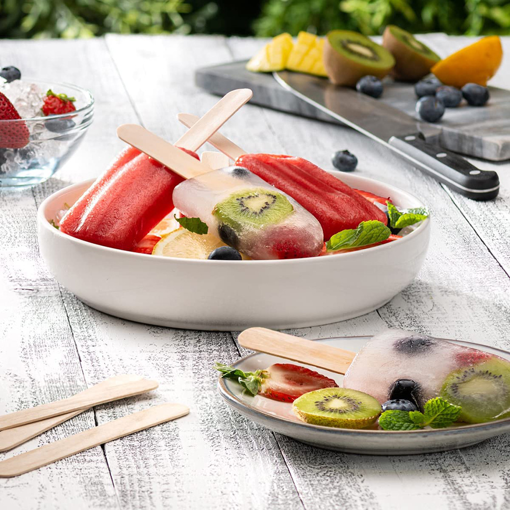 Natural Wooden Popsicle Ice Cr - Art Craft With Ice Cream Stick 评论和价格