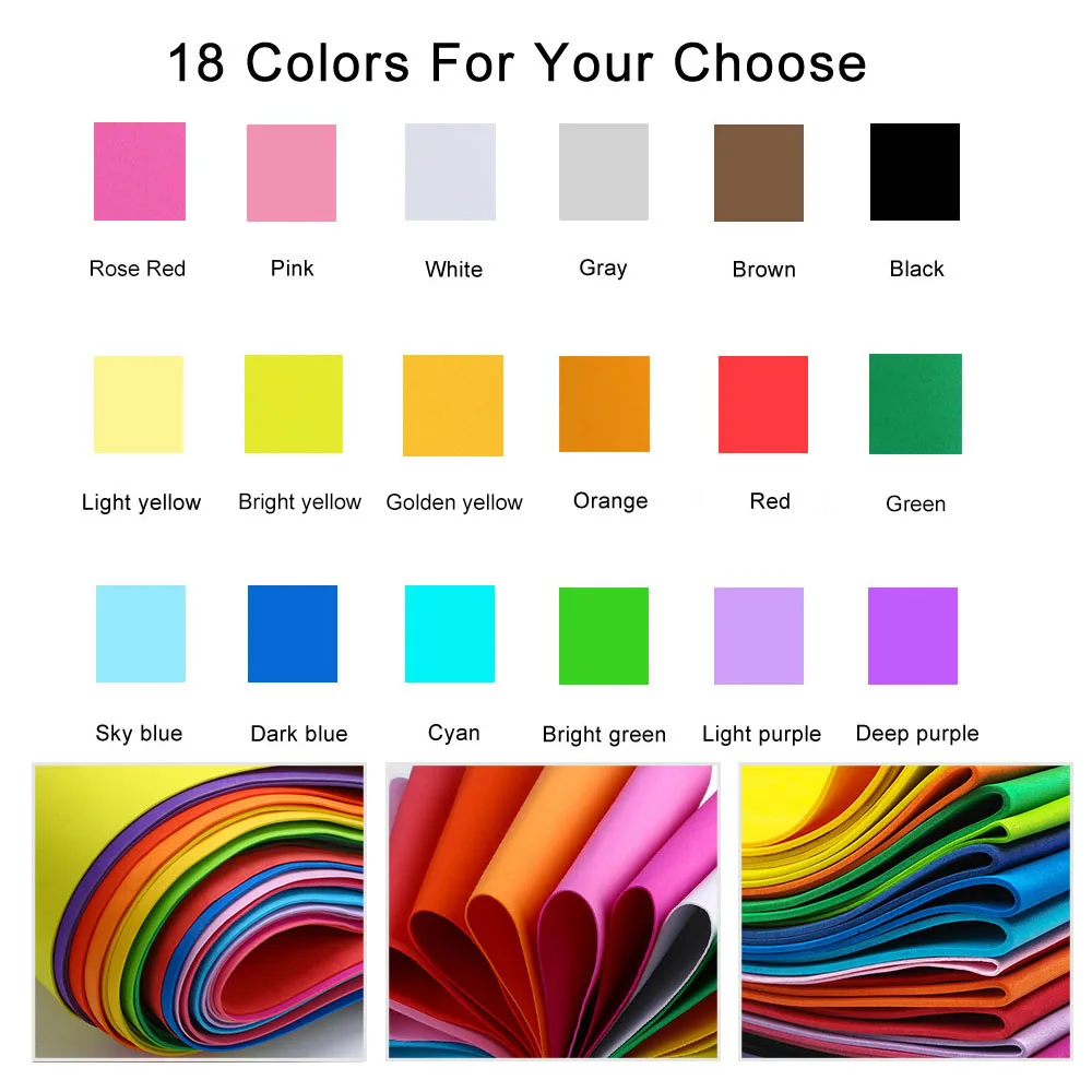 18 Colors 2mm Thick Colorful   - Art Craft Birthday Party 评论和价格