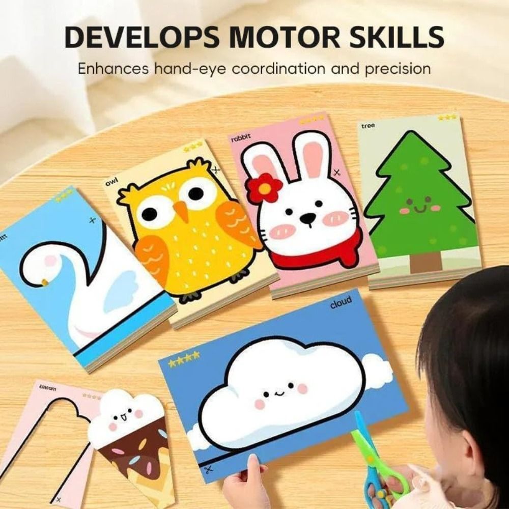 Safety Children Paper Cuttings - Art Craft For Preschool 评论和价格