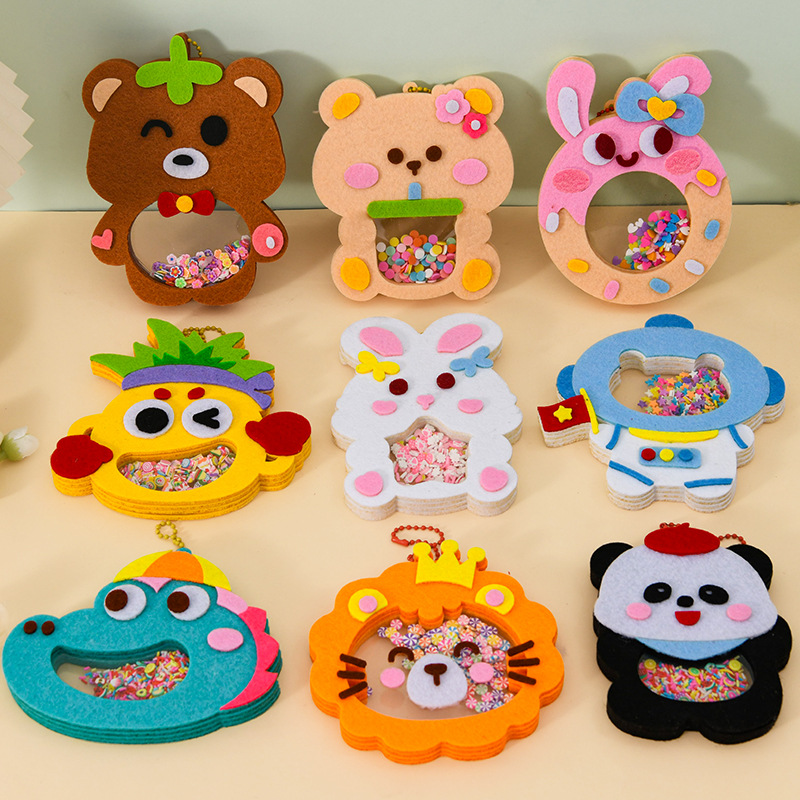 DIY Animal Shake Pendant Art C - Art Craft Kits For Kids 评论和价格