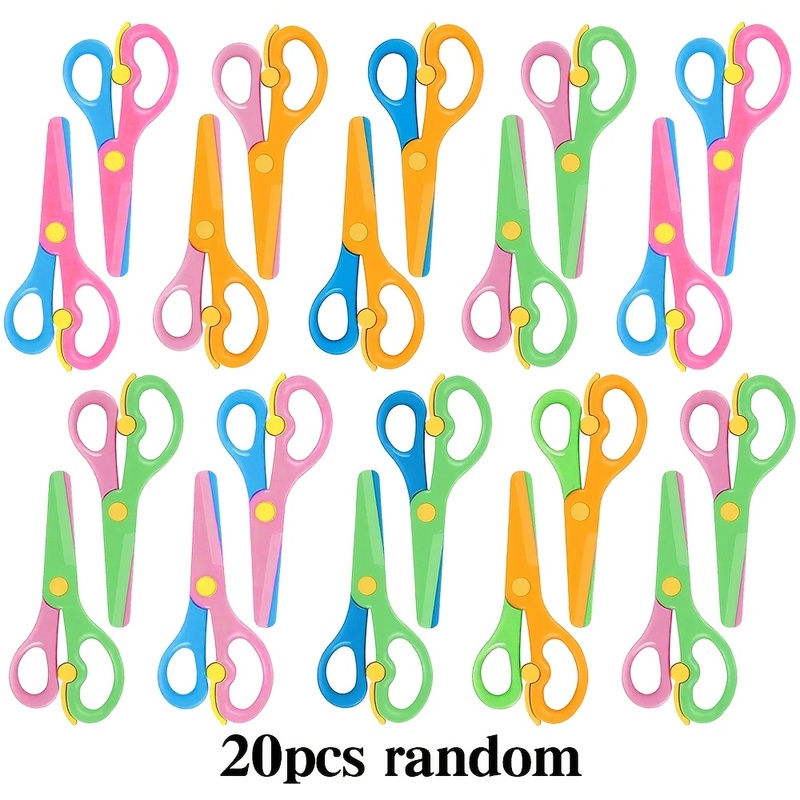 10/20Pcs Kids Safety Plastic S - Art Craft For Preschool 评论和价格