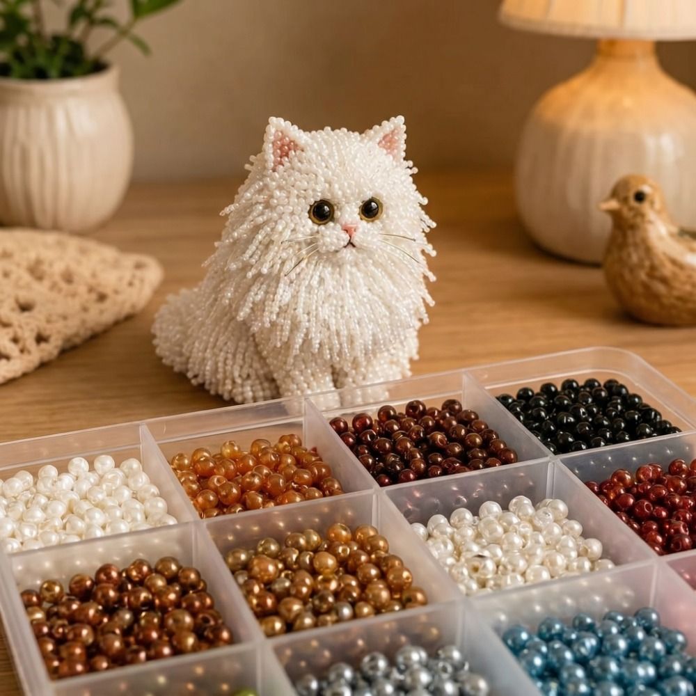 Handmade DIY Animal Bead Embro - Art Craft Kits For Kids 评论和价格