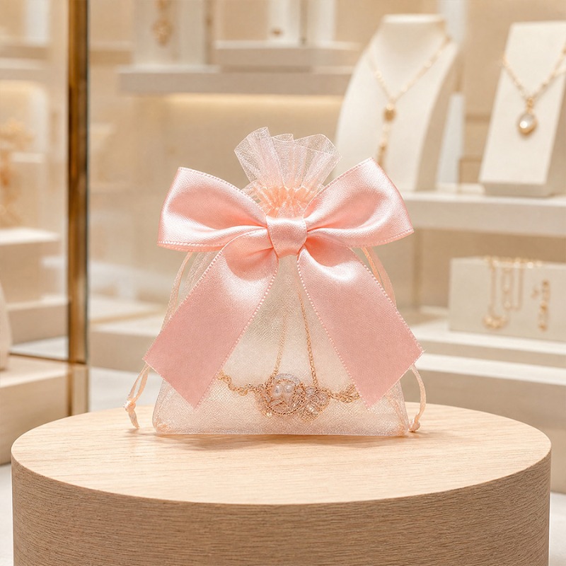 10/20pcs Pink Bow Gift Bags Tr - Art Craft Birthday Party 评论和价格