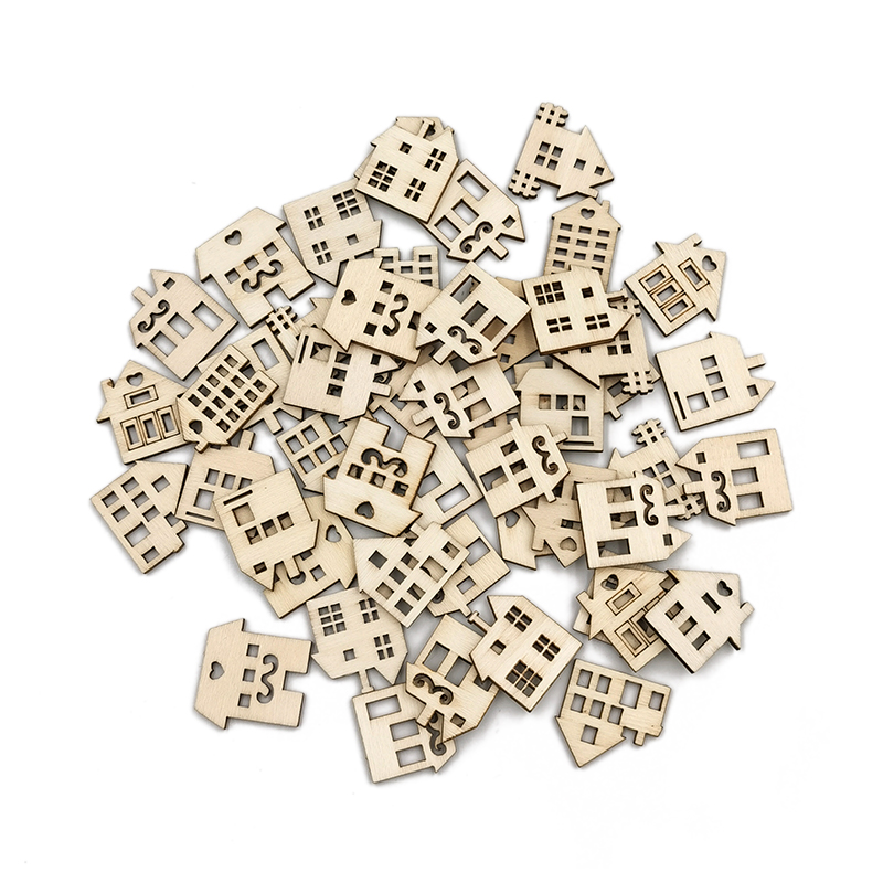 50pcs Unpainted Wood Slices fo - Art Craft For Preschool 评论和价格