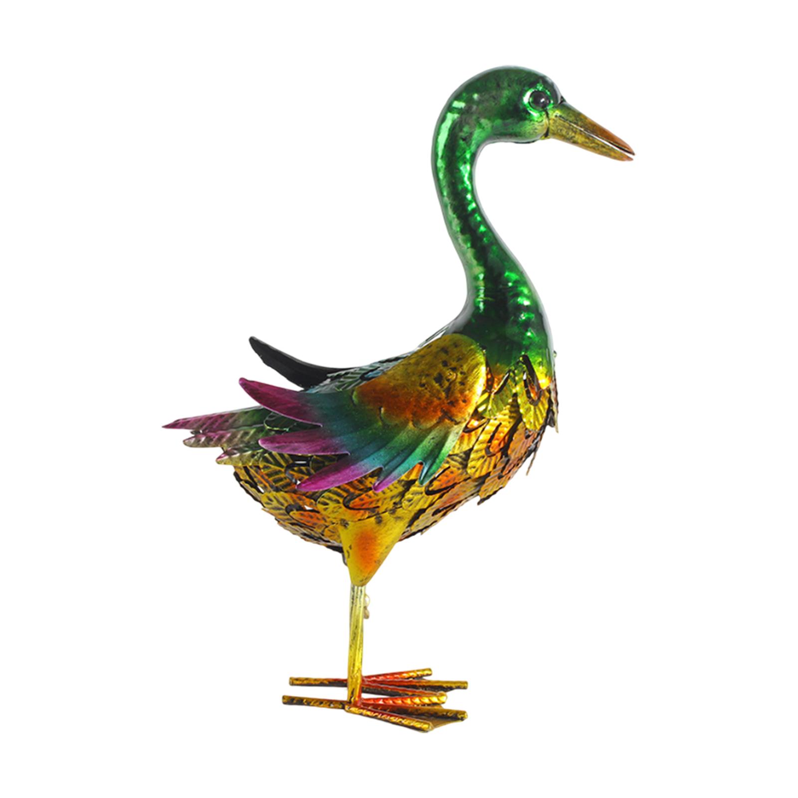 Standing Duck Statue Iron Life - Art Craft Duck 评论和价格